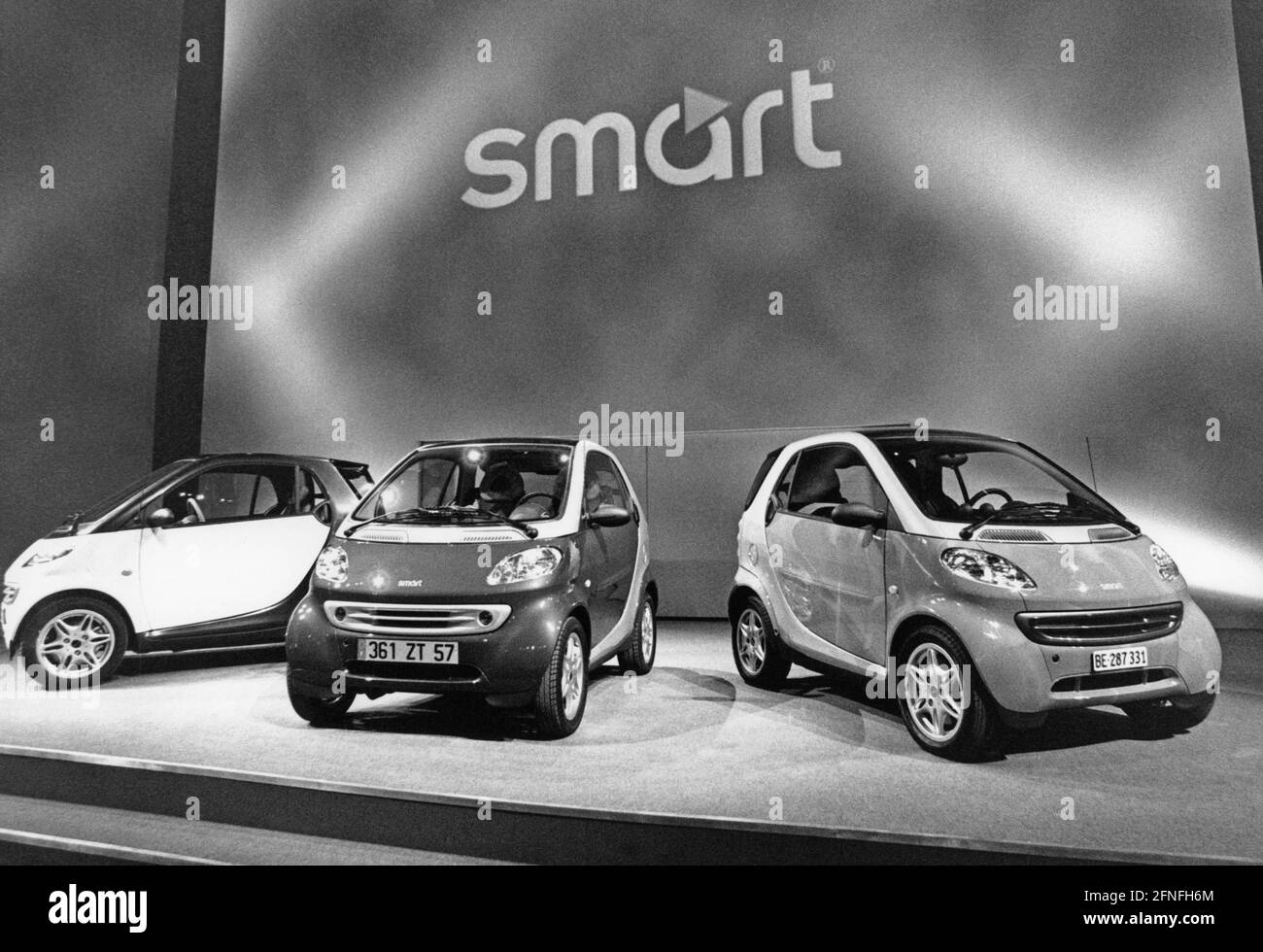 Presentation of the Smart fortwo at the plant in Hambach, the so-called Smartville [automated translation] Stock Photo