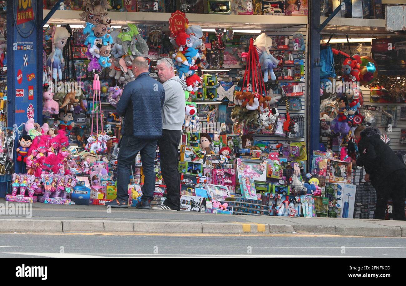 The Bonny Street Market Stall in Blackpool reopens for customers, as