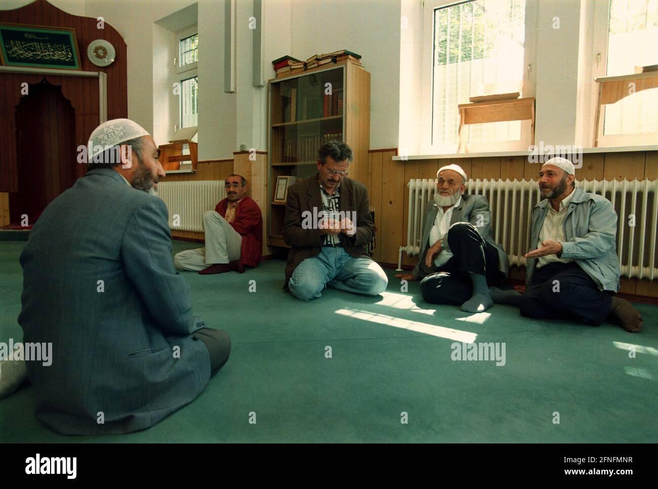 Berlin Tempelhof DEU 16 07 1996 Turks In The Mosque At Columbiadamm 