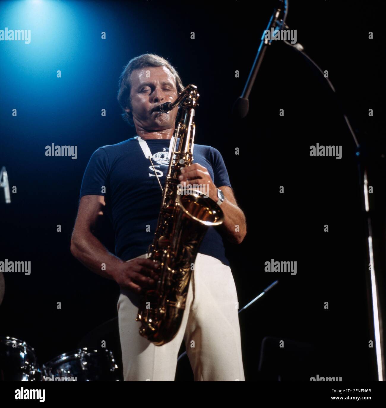 American jazz saxophone player Stan Getz Stock Photo - Alamy