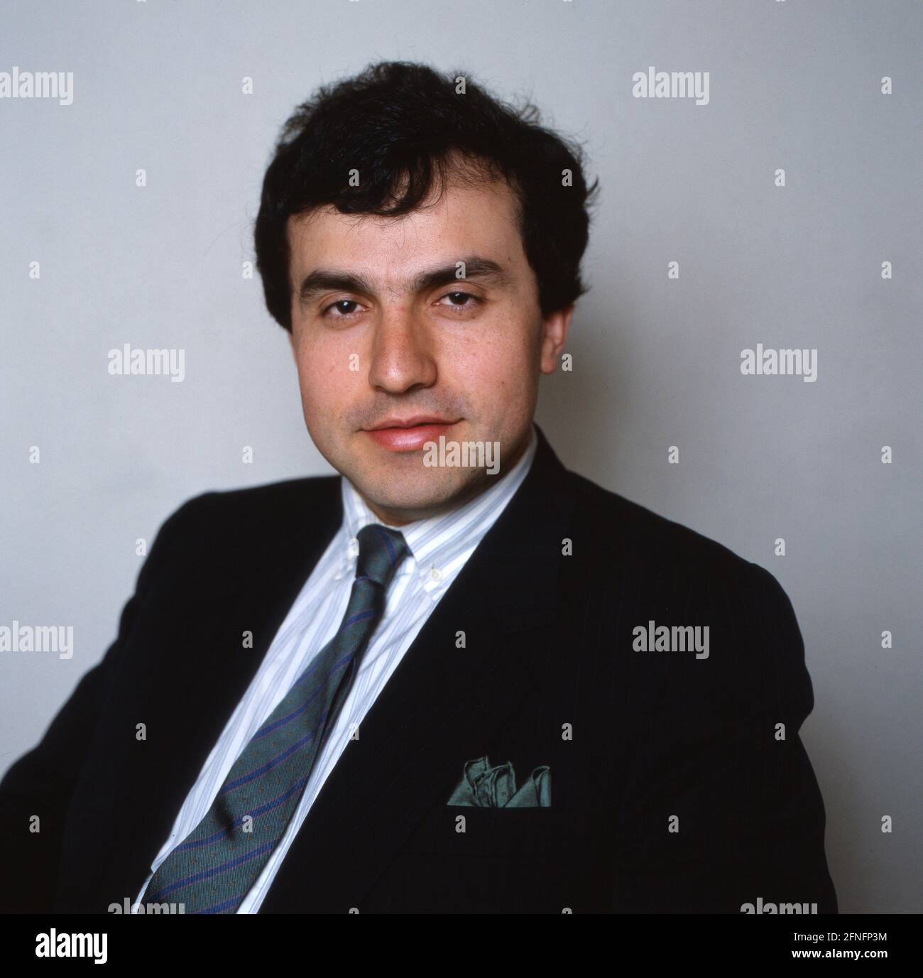 Yefim Bronfman, geboren in Usbekistan, amerikanisch-israelischer Pianist, Portrait, 1987. Yefim Bronfman, born in Uzbekistan, American-Israeli pianist, portrait, 1987. Stock Photo