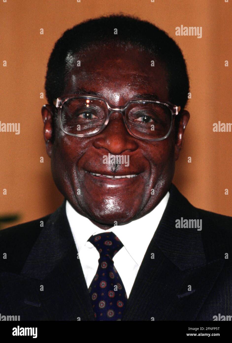 Robert MUGABE , President of Zimbabwe , March 1998 [automated translation] Stock Photo