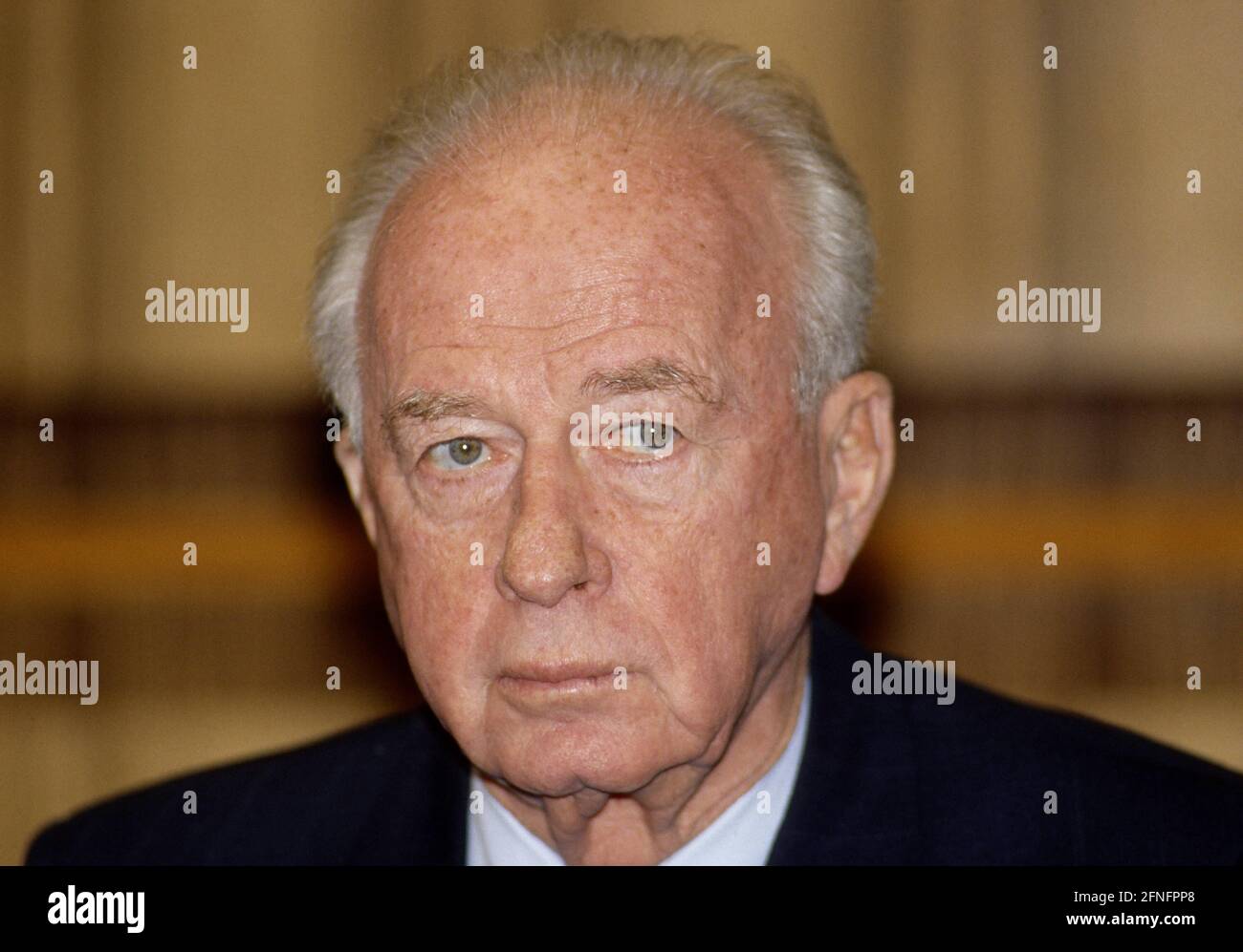 Yitzchak RABIN , Prime Minister of Israel , December 1993 [automated ...