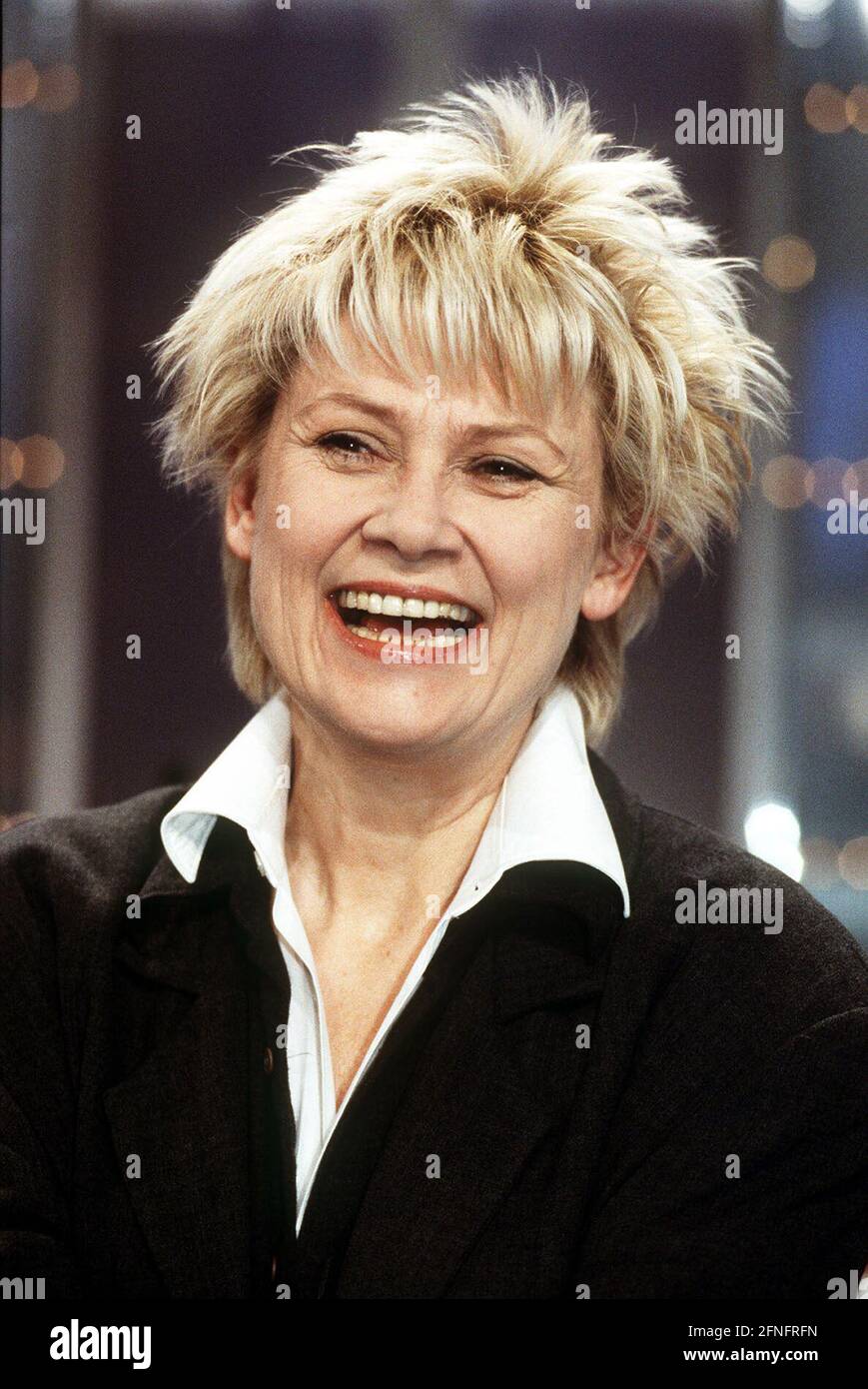 Gitte Haenning, dänische Sängerin, Portrait circa 1999. Gitte Haenning, Danish singer, portrait circa 1999. Stock Photo
