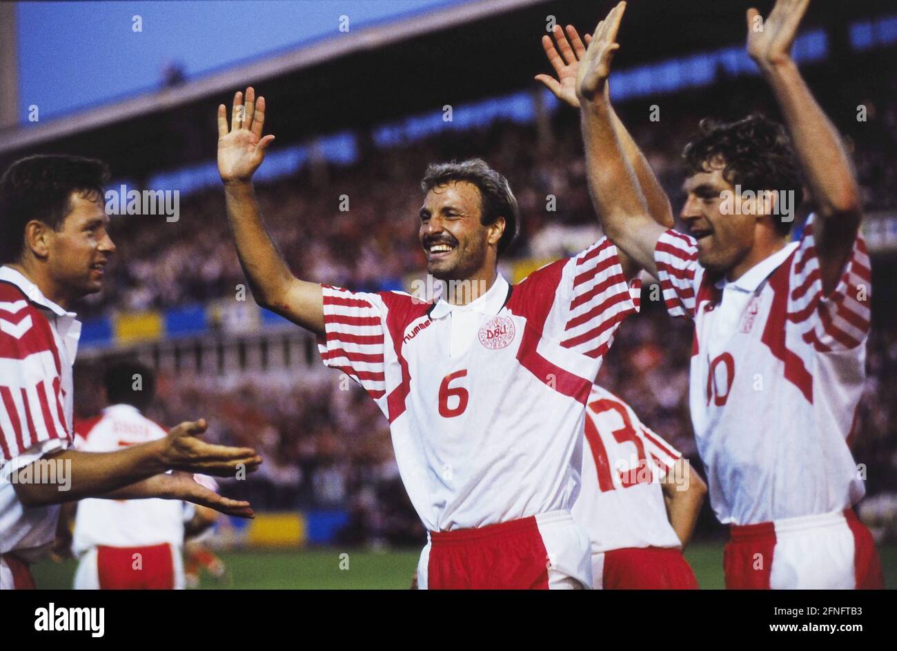FOOTBALL European Championship 1992 France Denmark 17.06.1992 John