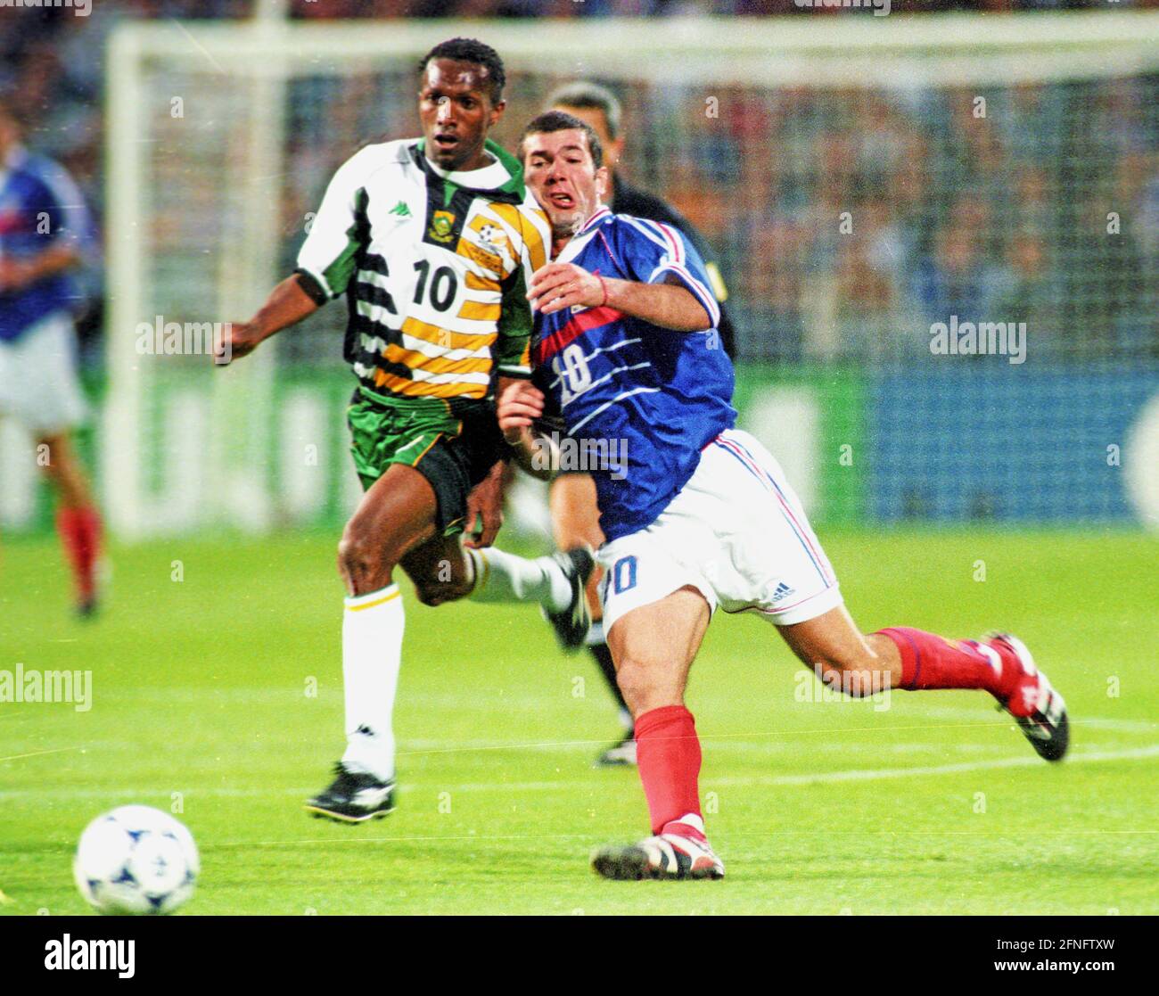 World Cup 1998 in France. France - South Africa 3:0/12.06.1998 in