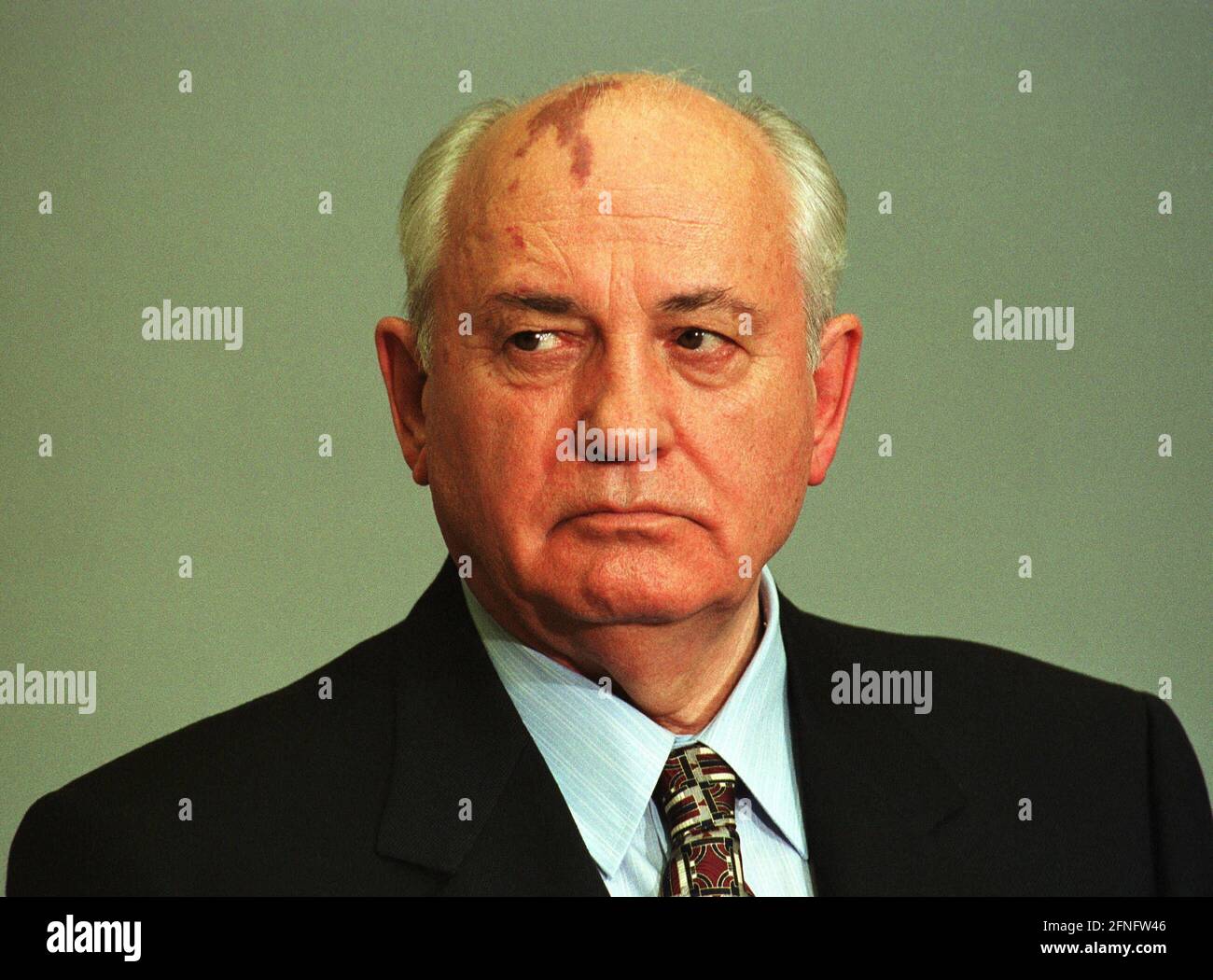 Mikhail GORBATCHEV , former President of the USSR , 08.11.1999 [automated translation] Stock Photo