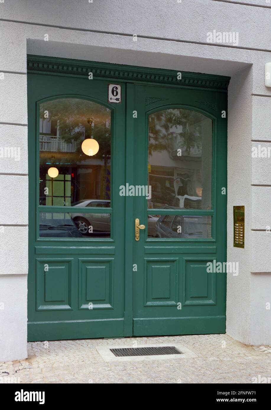 Renovated old building at Paul Robeson Strasse 6 in Berlin Prenzlauer