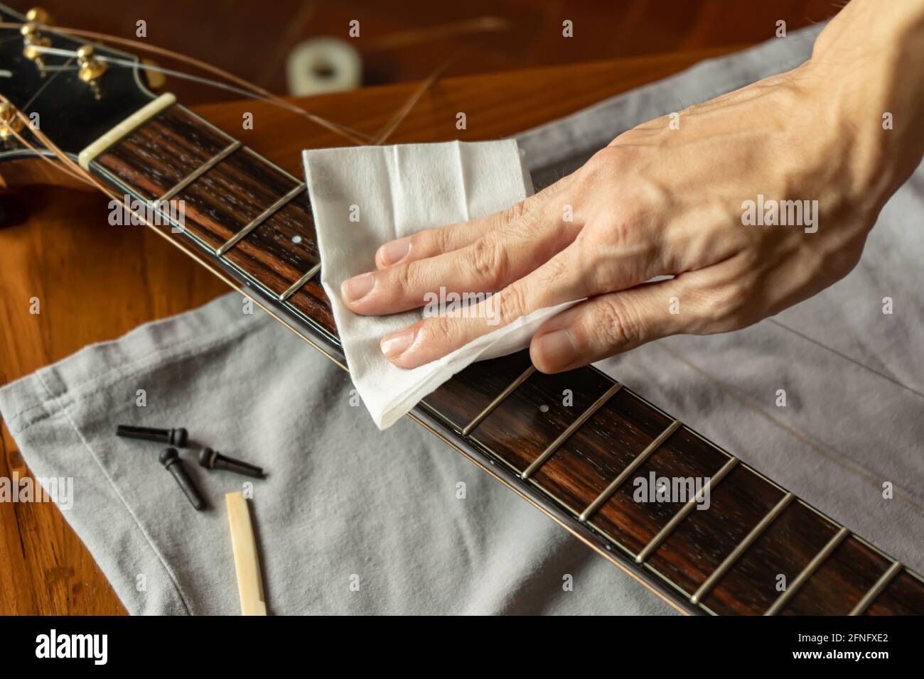 Guitar fretboard hi-res stock photography and images - Alamy