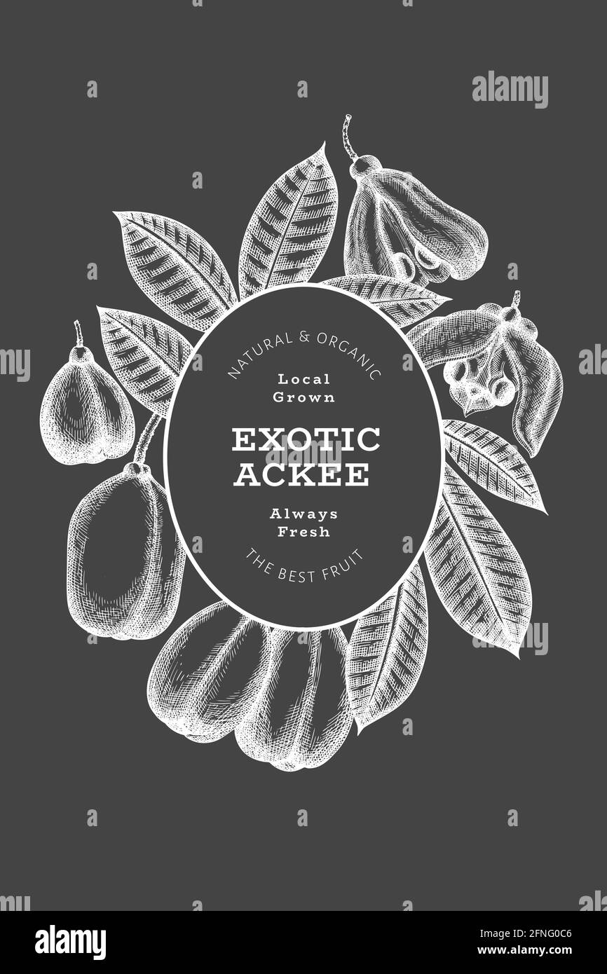 Ackee fruit jamaica Black and White Stock Photos & Images - Alamy