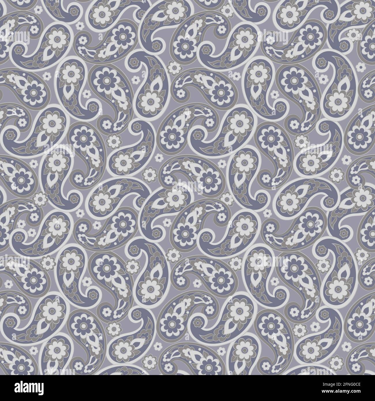 Paisley pattern, great design for any purposes. Seamless background Stock Vector