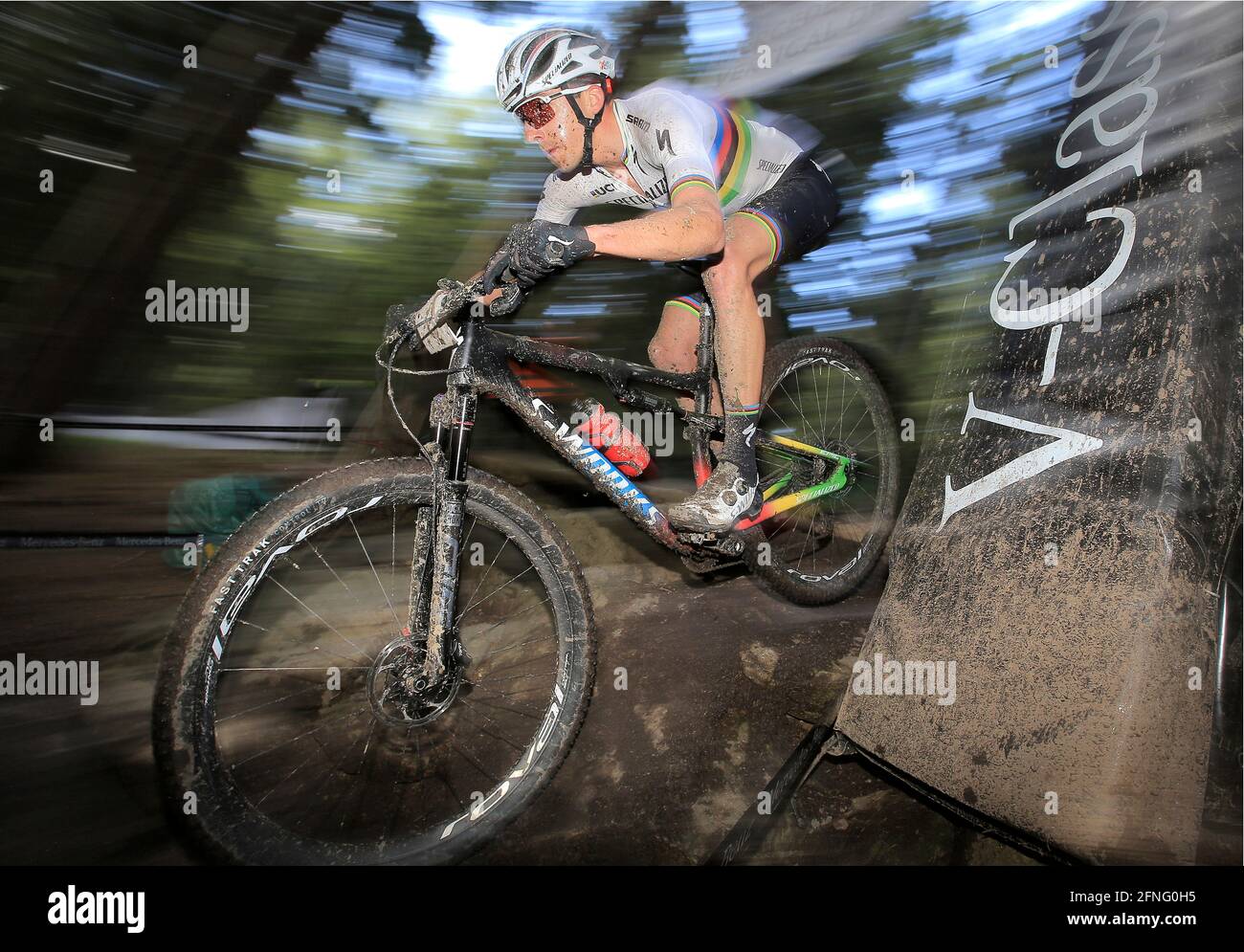 Jordan Sarrou (France) competes in the Cross-country Mountain Bike World  Cup event, men elite, in Nove Mesto na Morave, Czech Republic, on May 16,  2021. (CTK Photo/Libor Plihal Stock Photo - Alamy