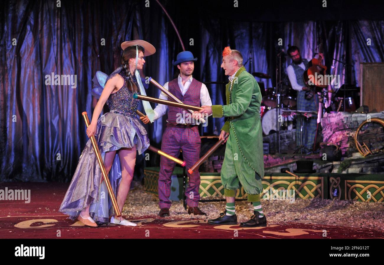 The first full dress rehearsal this weekend.   Roll up, roll up, the circus is back in town    The first full dress rehearsal this weekend at Giffords Stock Photo