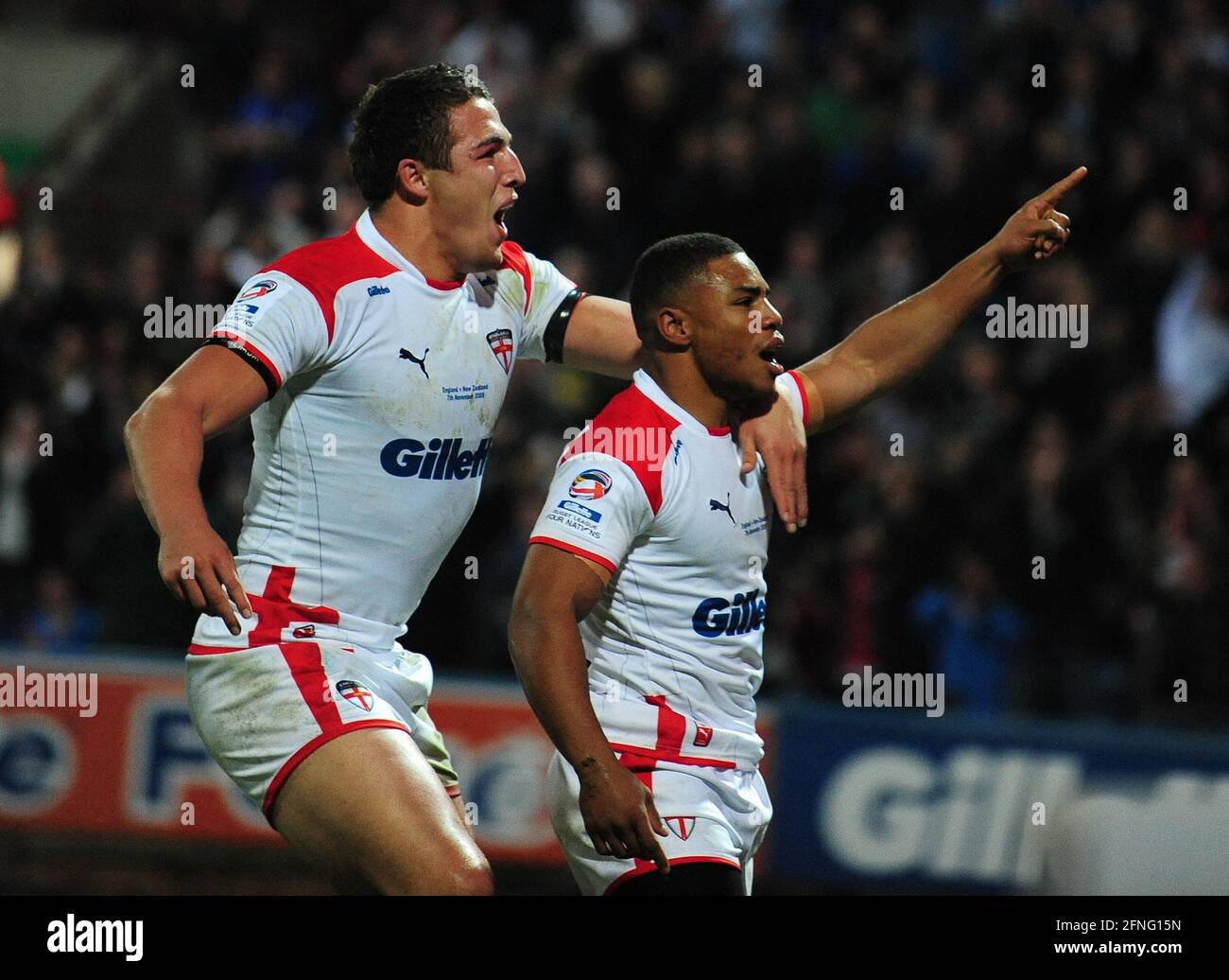 File photo dated 07-11-2009 of England's Kyle Eastmond (right). Issue date: Monday May 17, 2021. Stock Photo