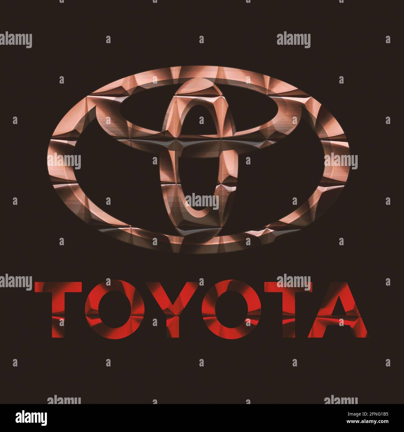 toyota logo Stock Photo Alamy