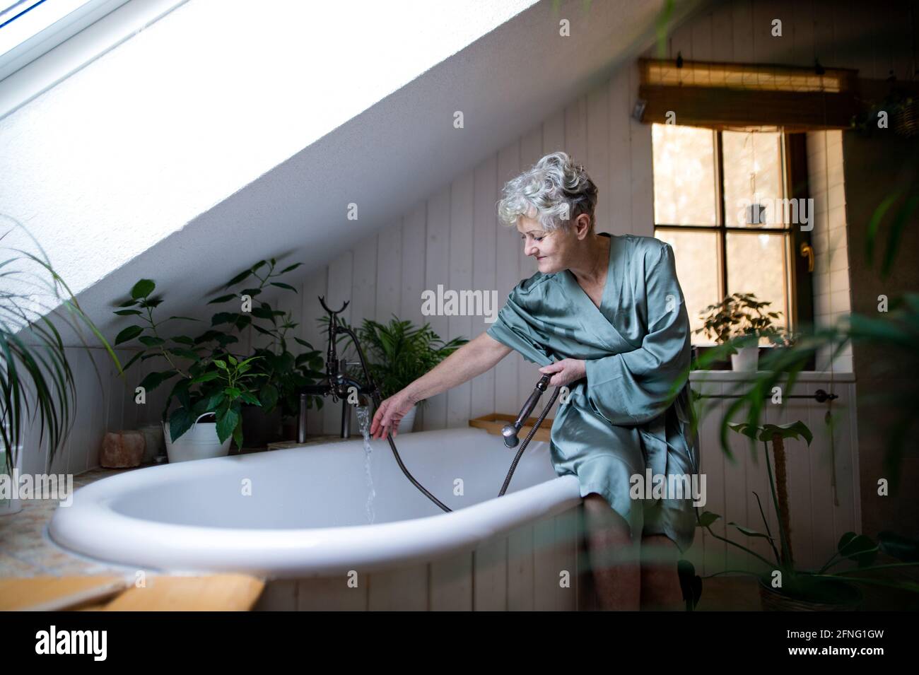 Bath time adult hi-res stock photography and images - Alamy