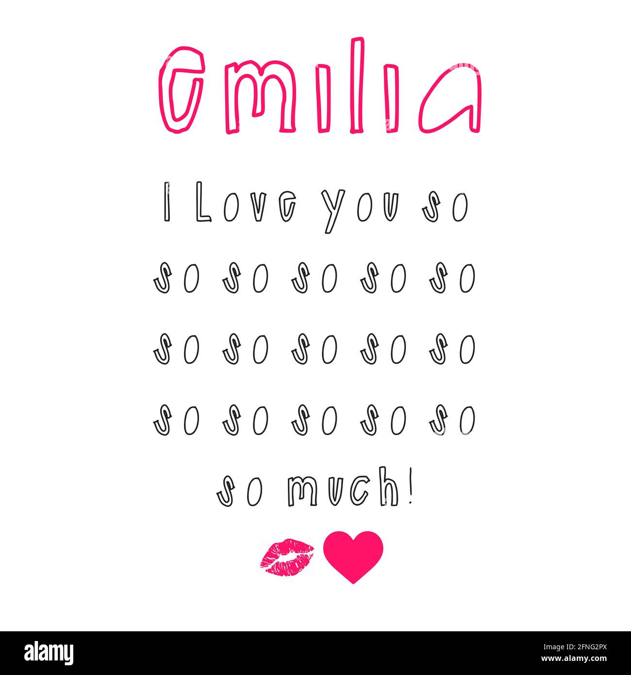 Emilia doodle hires stock photography and images Alamy