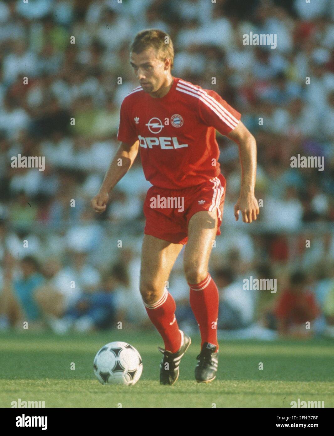 Hans-Dieter Flick (FCB) Action. 29.07.1989. [automated translation] Stock Photo