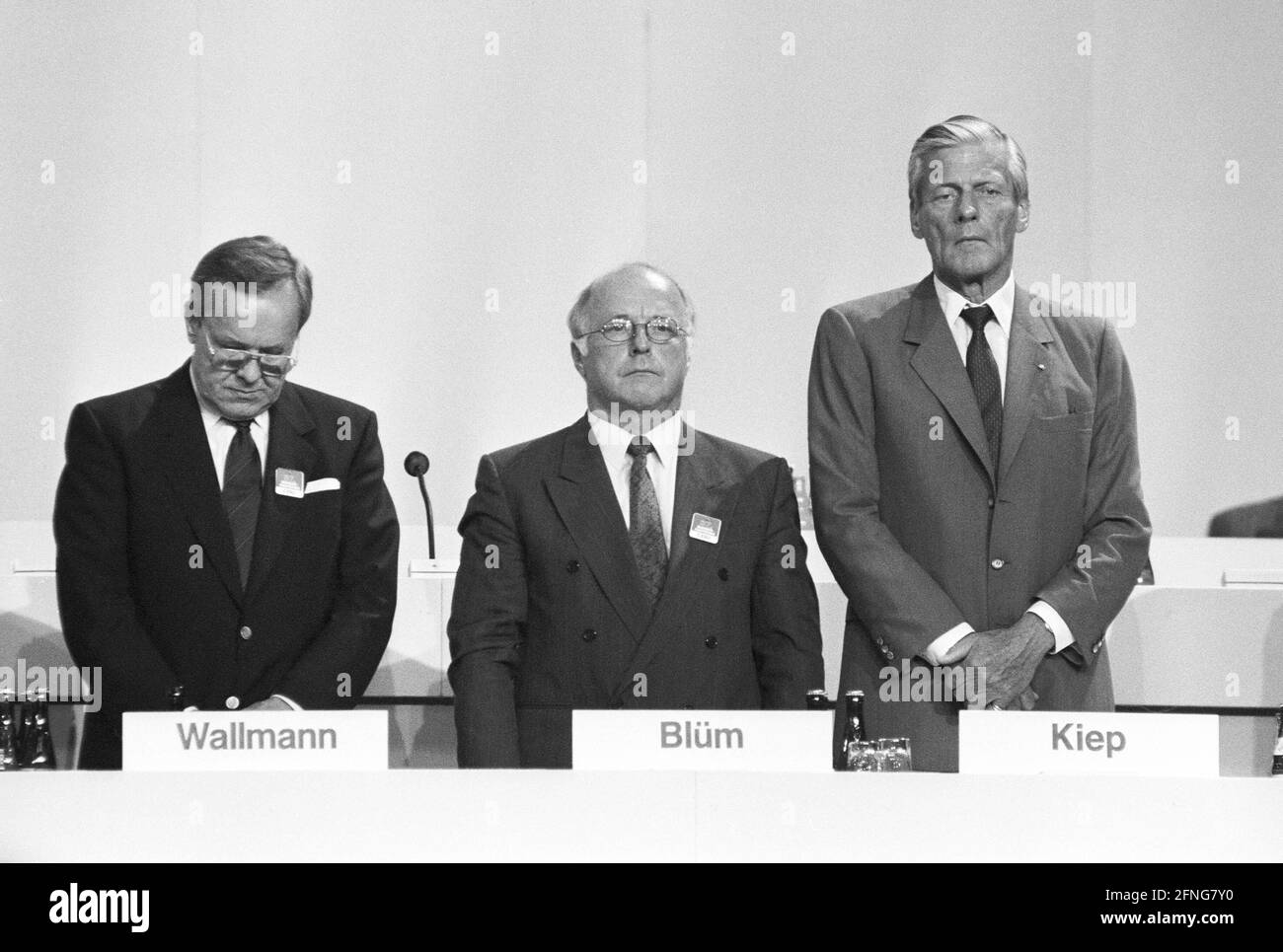 Germany, Bremen, 11.09.1989. Archive no.: 08-50-01 CDU federal party ...