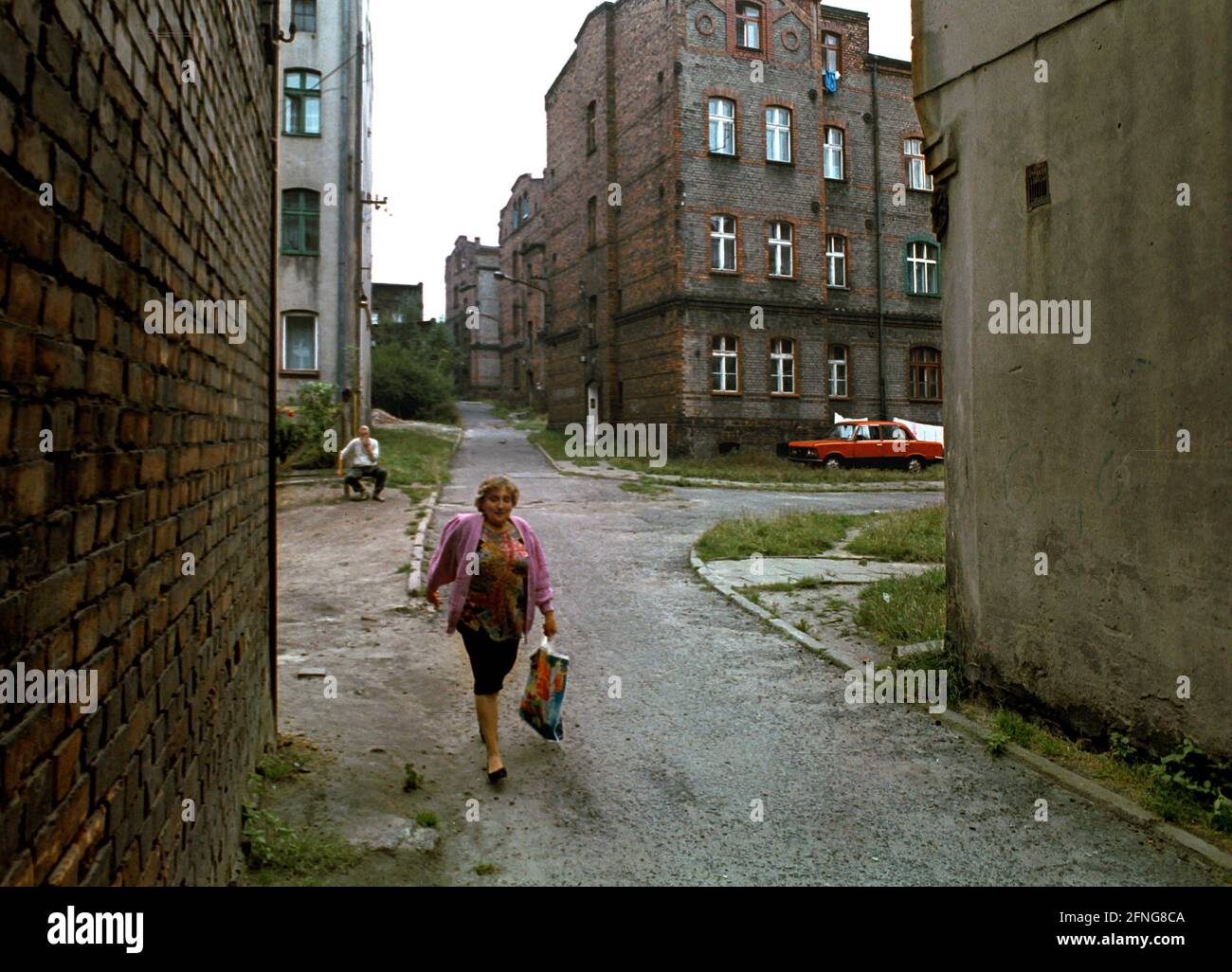 Poland / PL / Upper Silesia / Housing-Renting / 1993 housing estate of the Katowice colliery in Katowice // Housing / Tenants / Brick / Workers' housing estate / [automated translation] Stock Photo