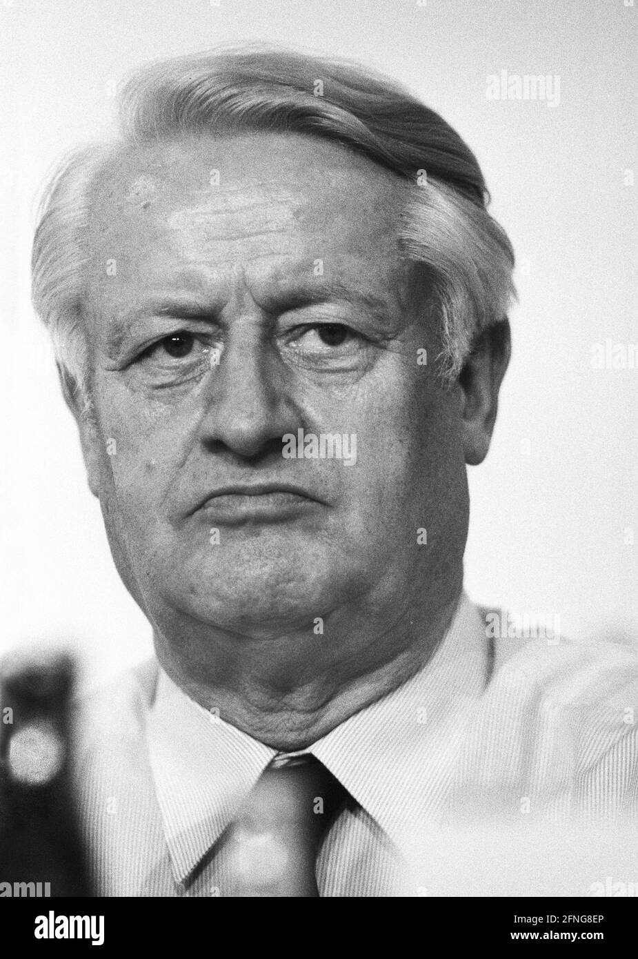 Germany, Hanover, 13.10.1989. Archive No: 09-50-18 CDU state party conference-Lower Saxony Photo: Wilfried Hasselmann, state chairman of the CDU [automated translation] Stock Photo