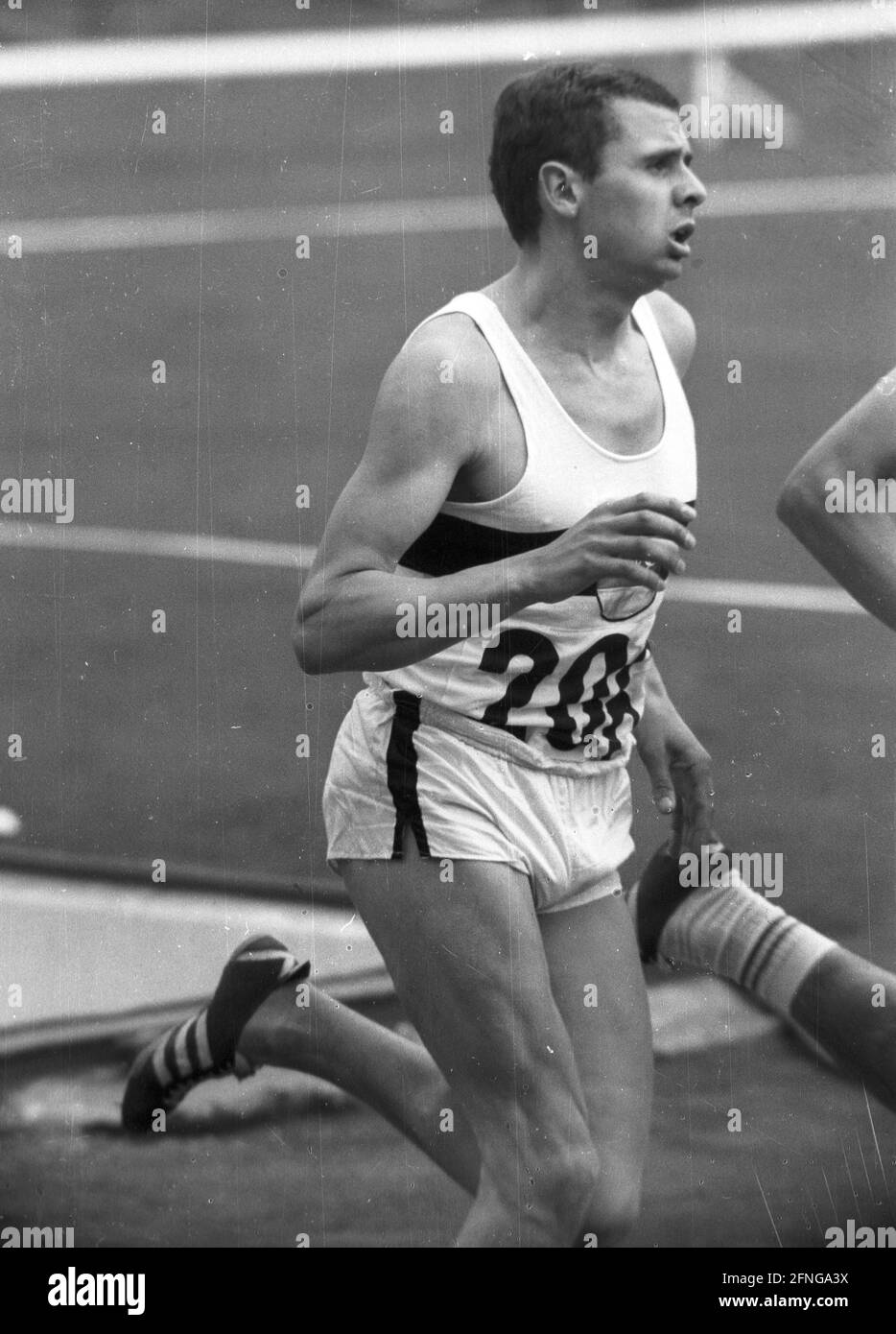 Summer Olympics 1964 in Tokyo. Jürgen May (GDR) 1500m. Rec. 17.10.1964. [automated translation] Stock Photo