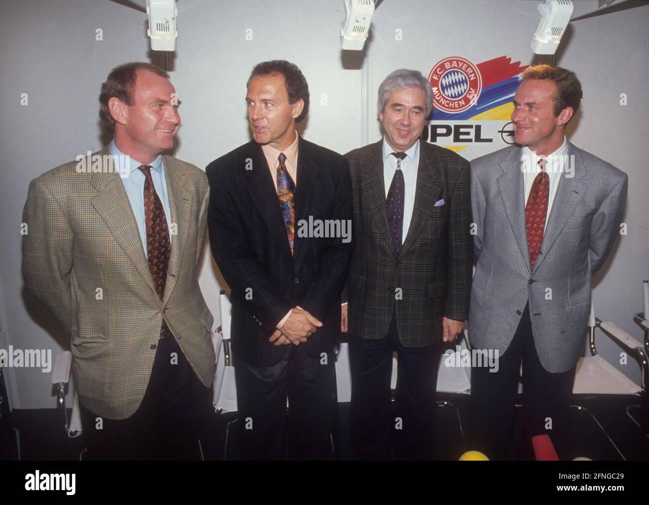Hoeness beckenbauer rummenigge hi-res stock photography and images - Alamy