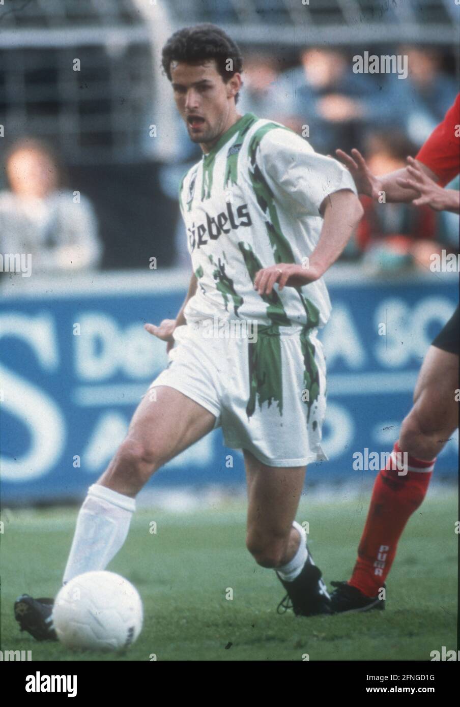 Heiko Herrlich / Borussia Mönchengladbach / Action 21.05.1995. Only for journalistic use! Only for editorial use ! Copyright only for journalistic use ! Only for editorial use! [automated translation] Stock Photo
