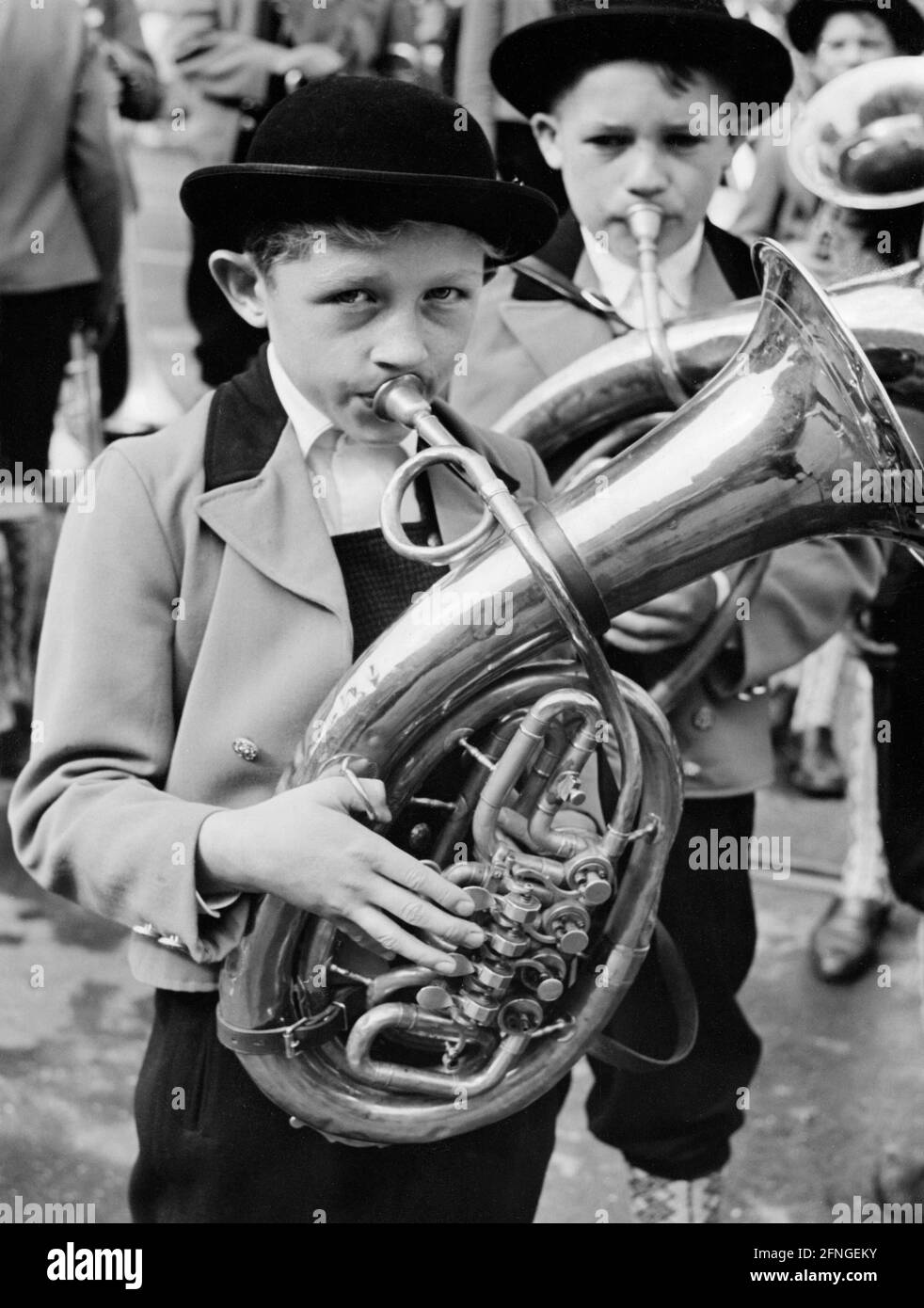 Children's brass band [automated translation] Stock Photo Alamy
