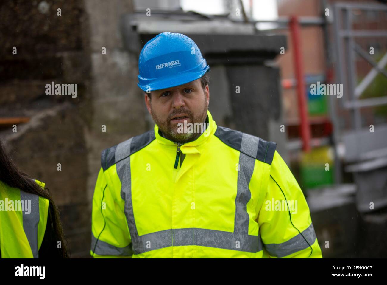 Benoit Gilson CEO Infrabel pictured during a press visit to the ...