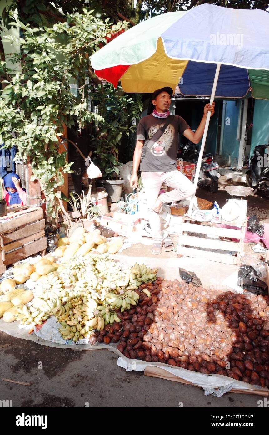 Indonesia street market Stock Photo