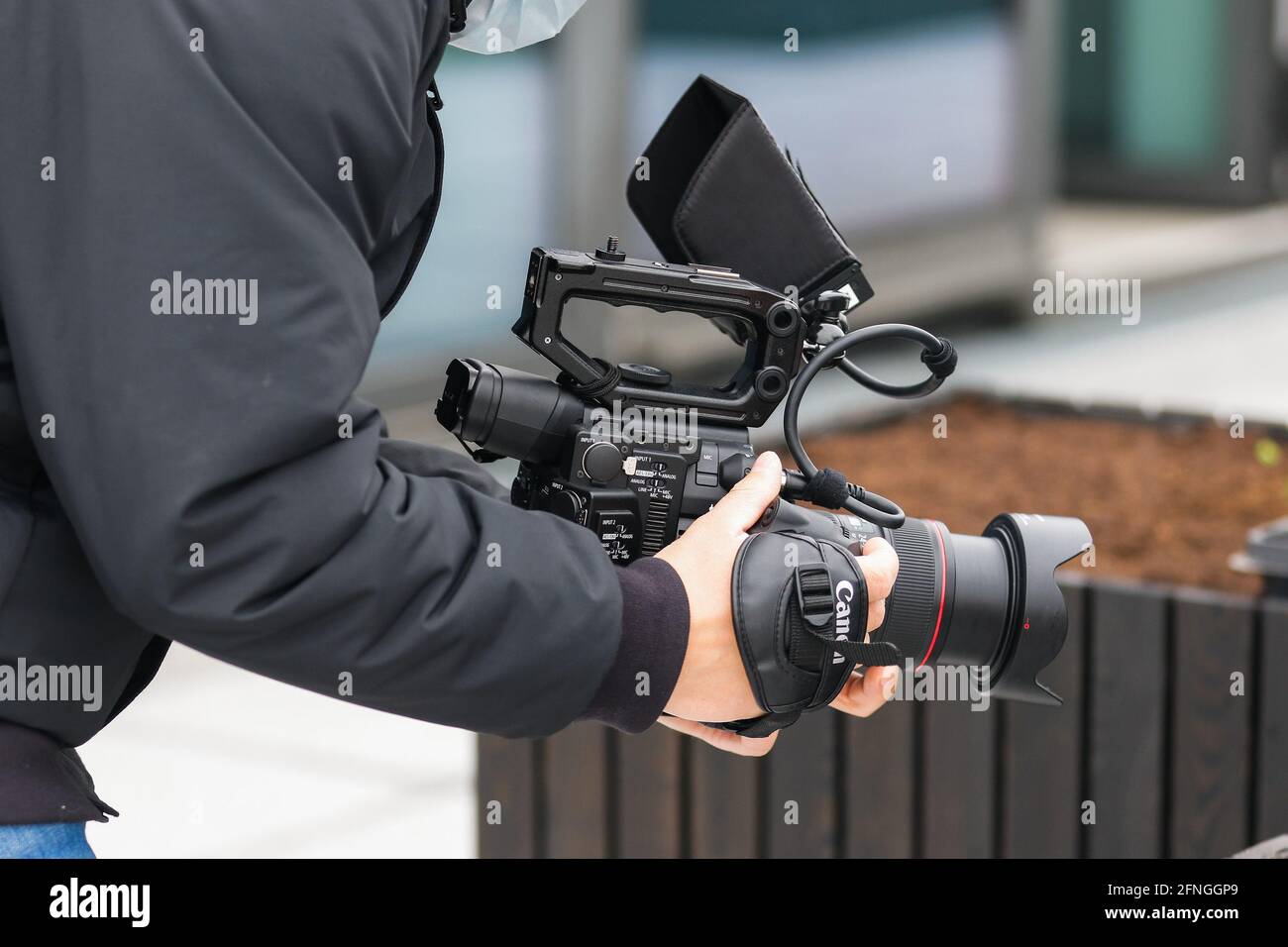 Professional cameras for recording video and photos, a professional