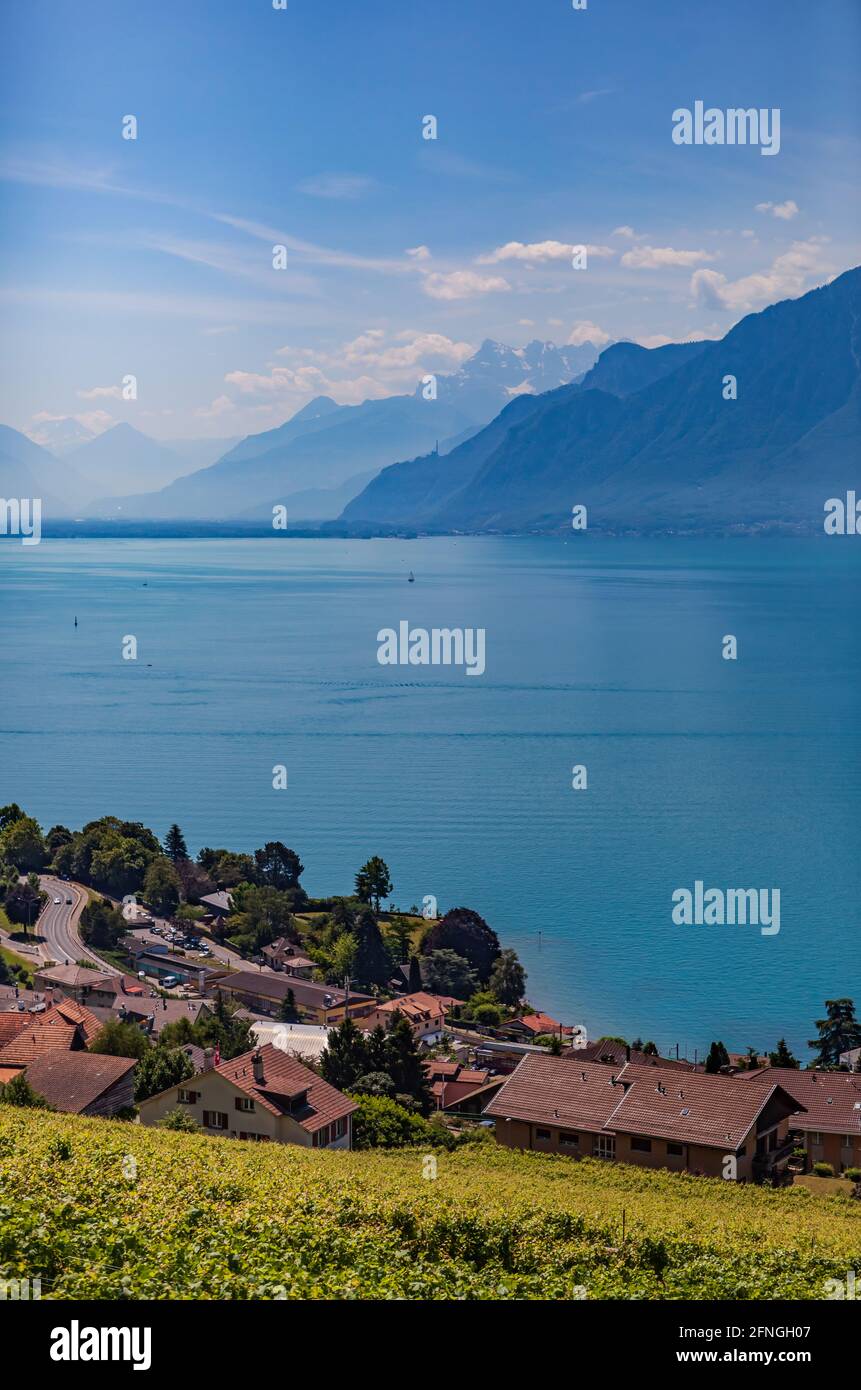 Beautiful Lake Geneva Stock Photo - Alamy