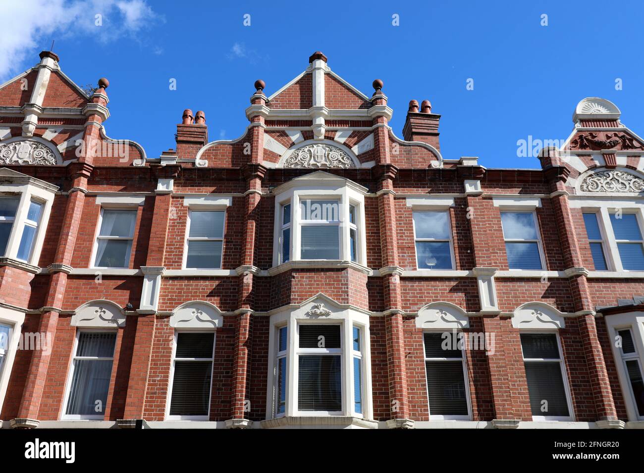 Heritage property in Altrincham Stock Photo