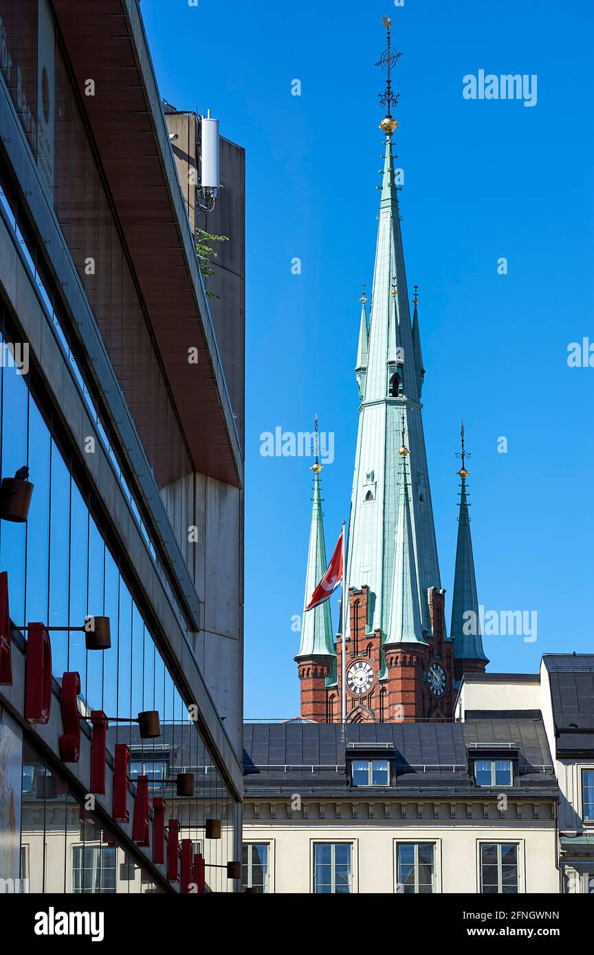 The Church of Saint Clare or Klara Church  is a church in central Stockholm. Sweden Stock Photo