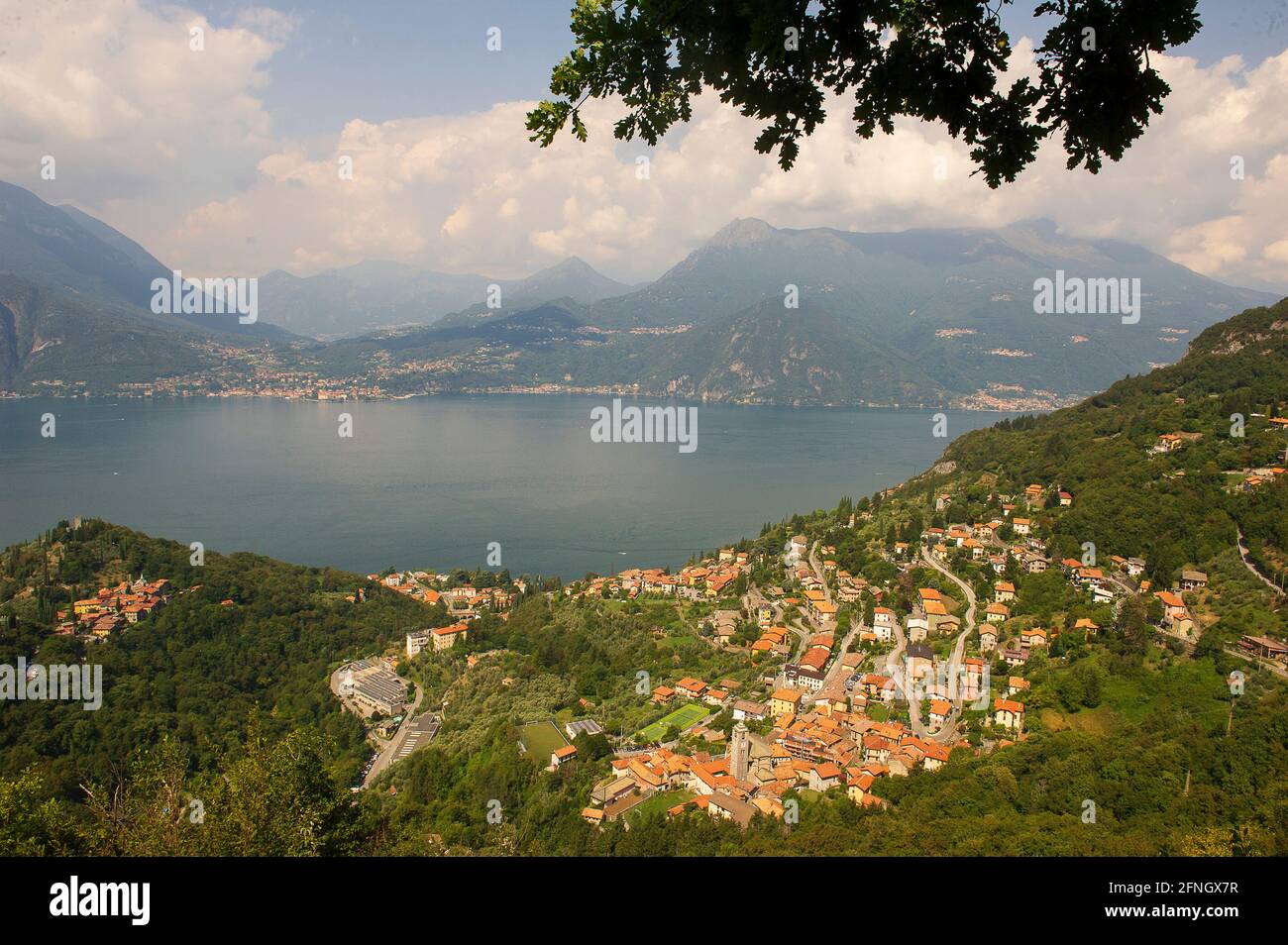 Europe, Italy, Lombardy, Lake Como, Perledo(Lario), Stock Photo