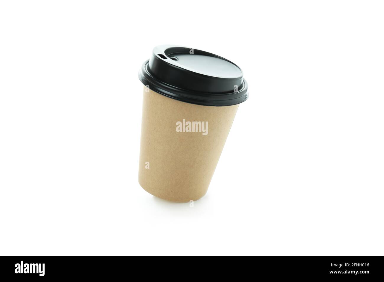 Blank paper cup isolated on white background Stock Photo - Alamy