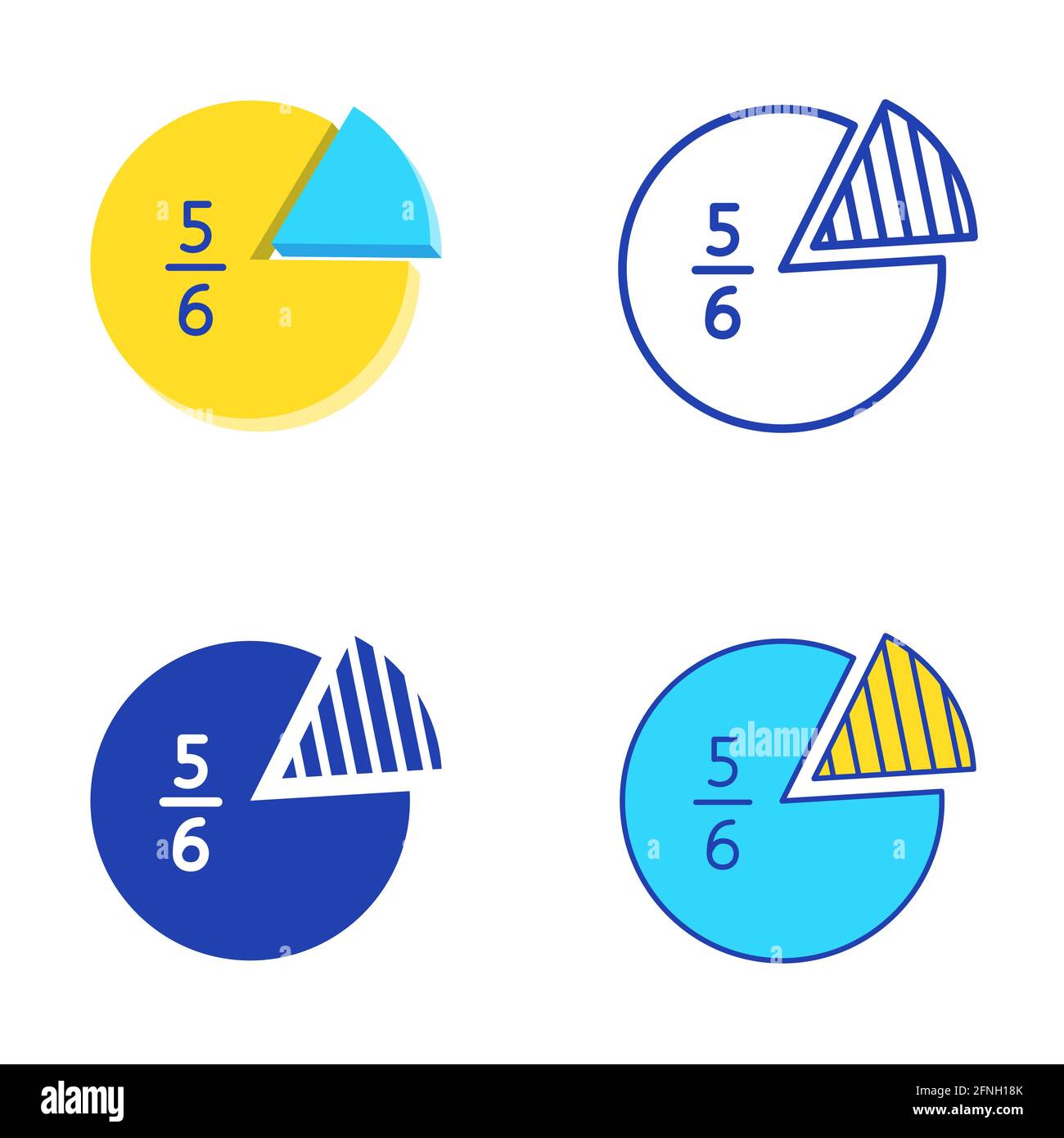 Fraction Vector Vectors Stock Vector Images Alamy