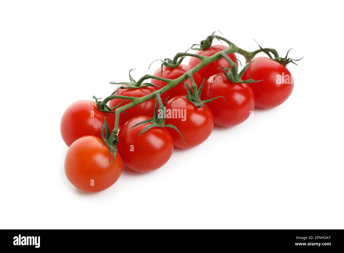 Fresh cherry tomatoes isolated on white background Stock Photo - Alamy