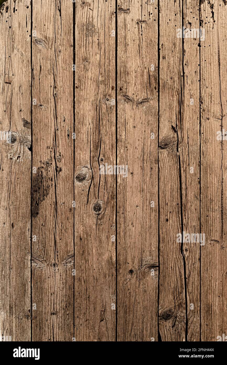 Natural wood texture -Old wood hard floor Stock Photo