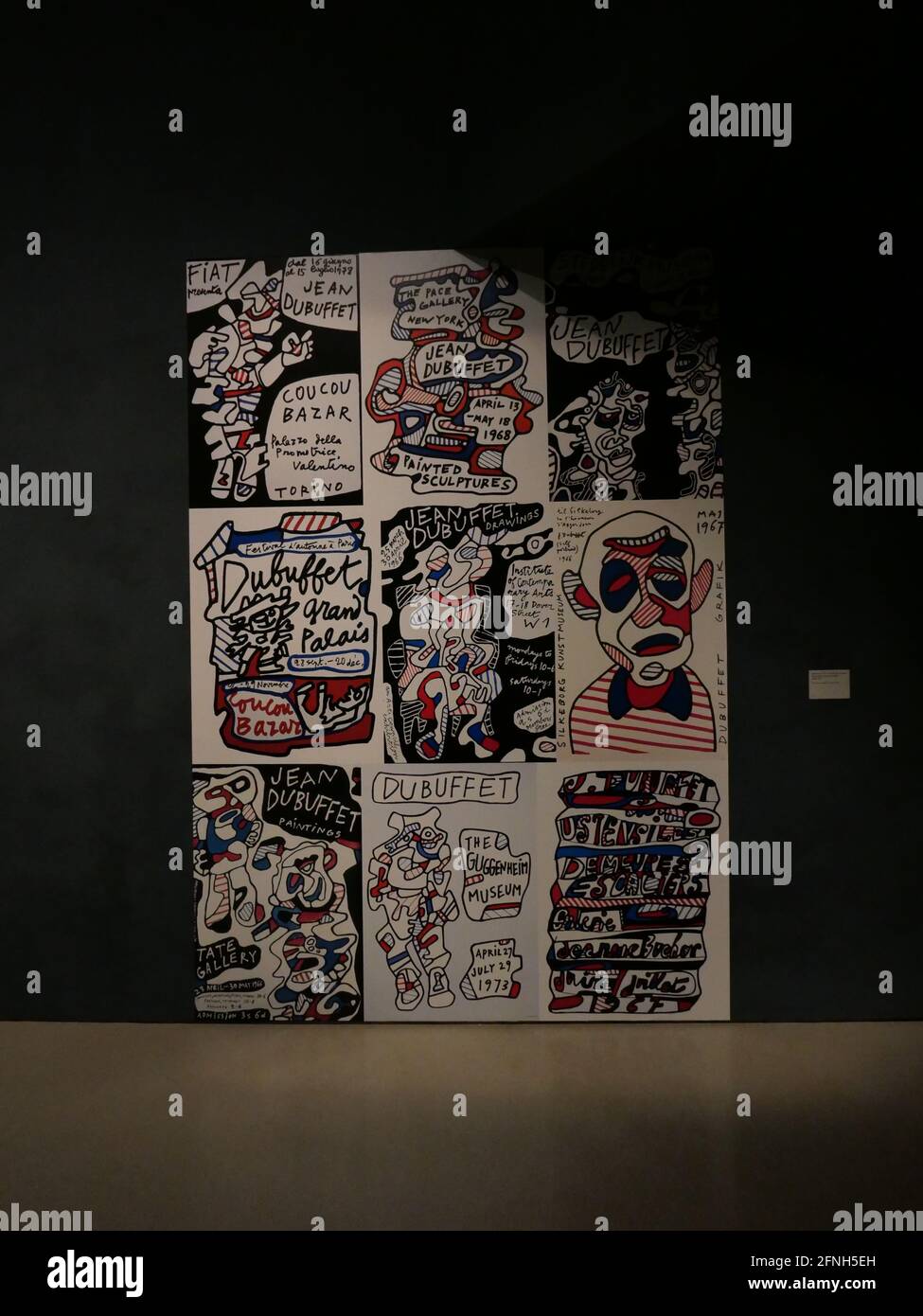 An exhibition celebrating French artist Jean Dubuffet ( 1901 - 1985 ...