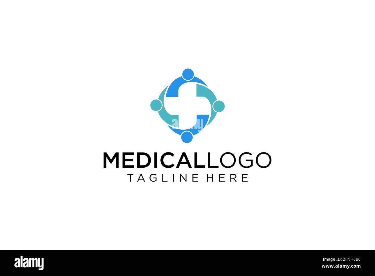 Medical pharmacy logo design template.- vector. Stock Vector