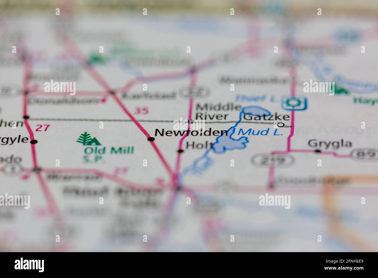 Map of newfolden hires stock photography and images Alamy