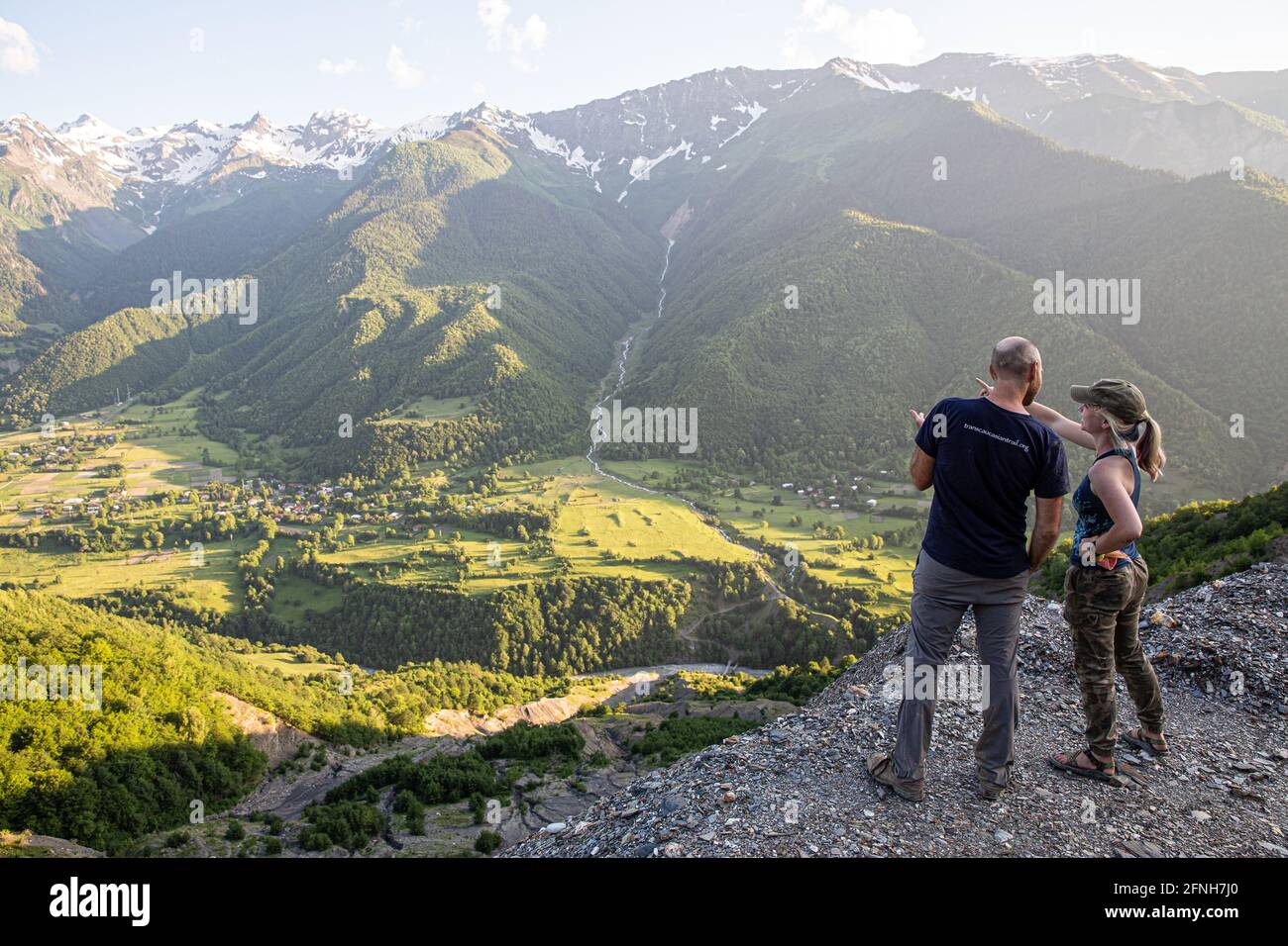Hiking in The Republic of Stock Photo Alamy