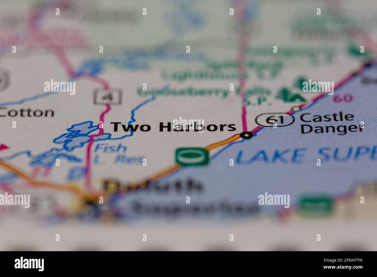Two harbors minnesota map hires stock photography and images Alamy