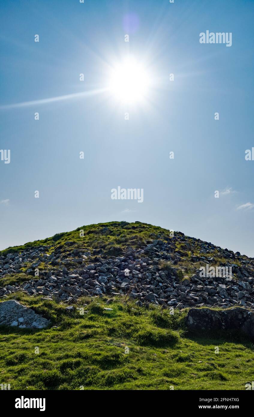 Loughcrews Ancient Passage Tombs, Co Meath, Ireland Stock Photo
