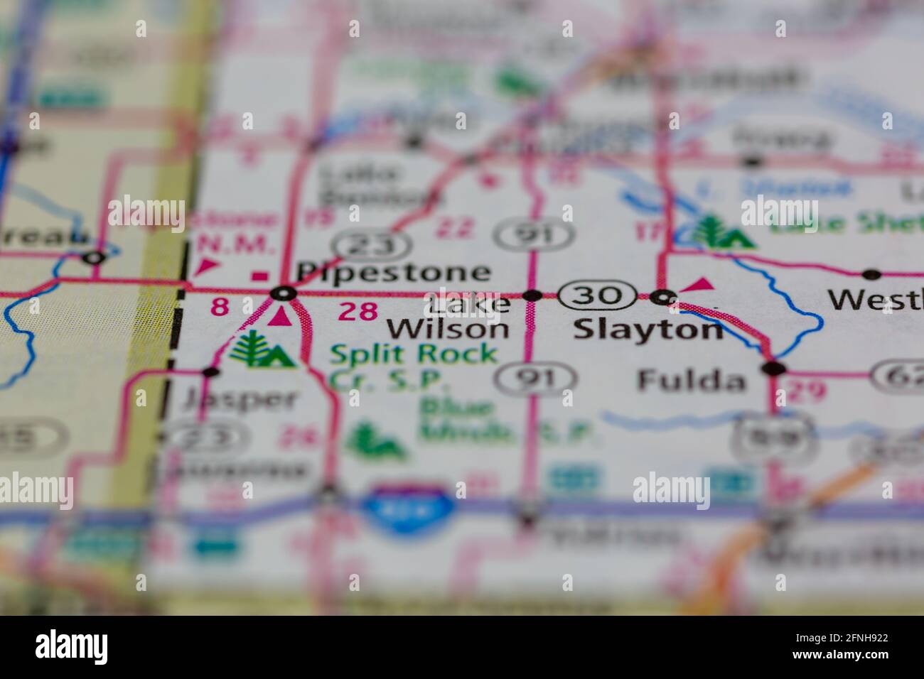 Map of lake wilson hires stock photography and images Alamy