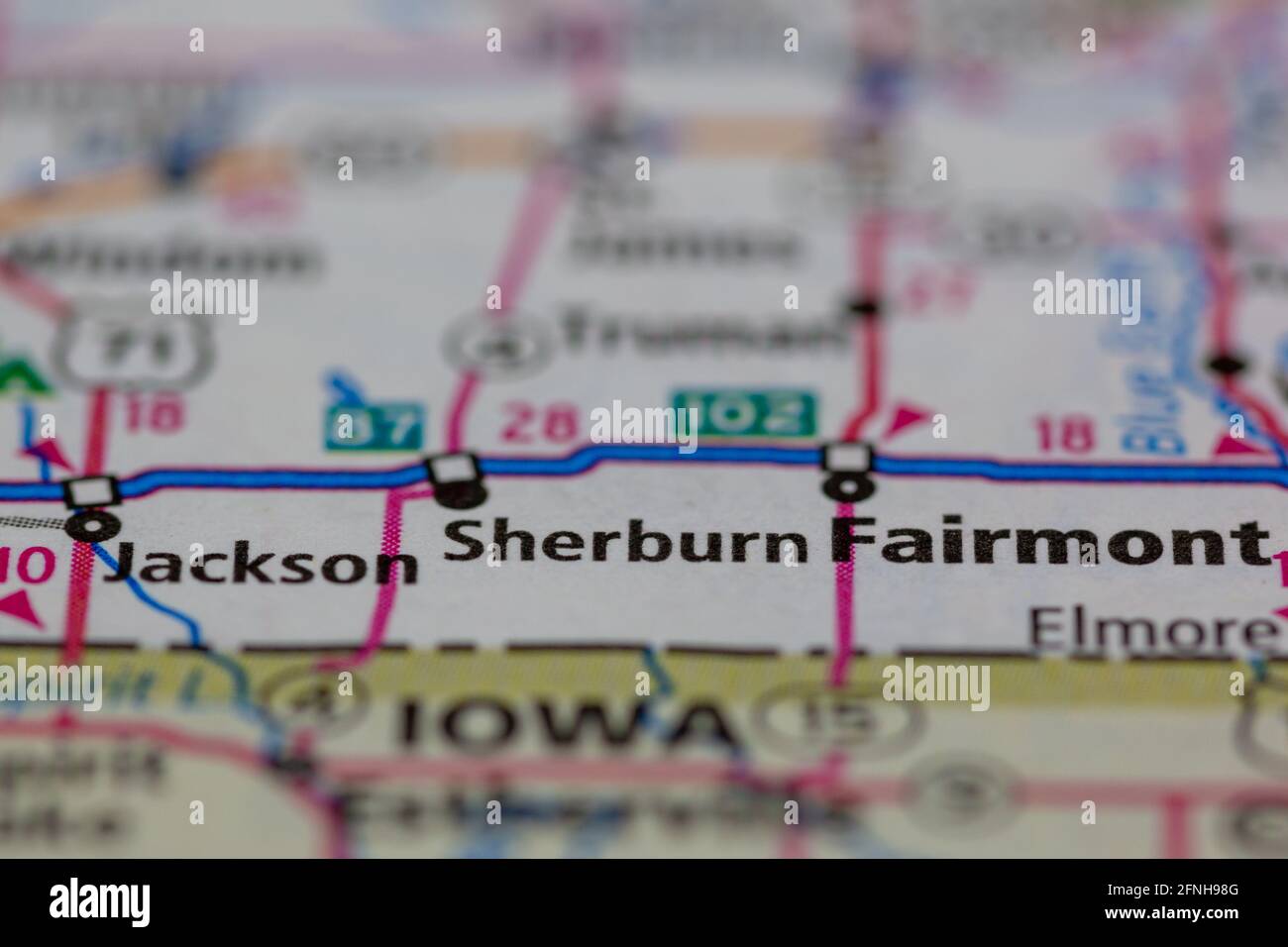 Sherburn minnesota map hires stock photography and images Alamy