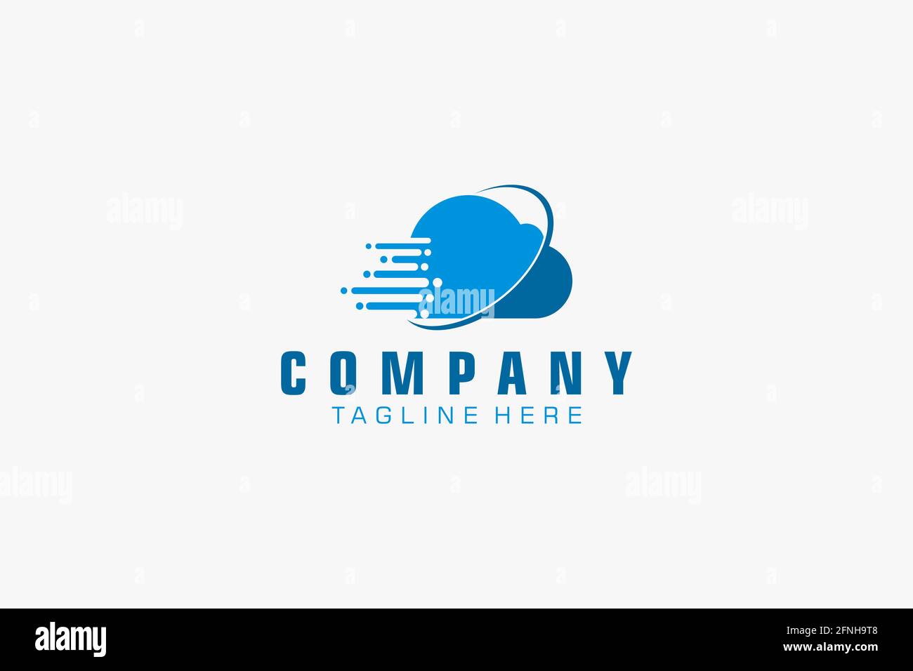 Abstract logo. Minimalistic logo design. Creative logo. Beautiful and simple. Stock Vector