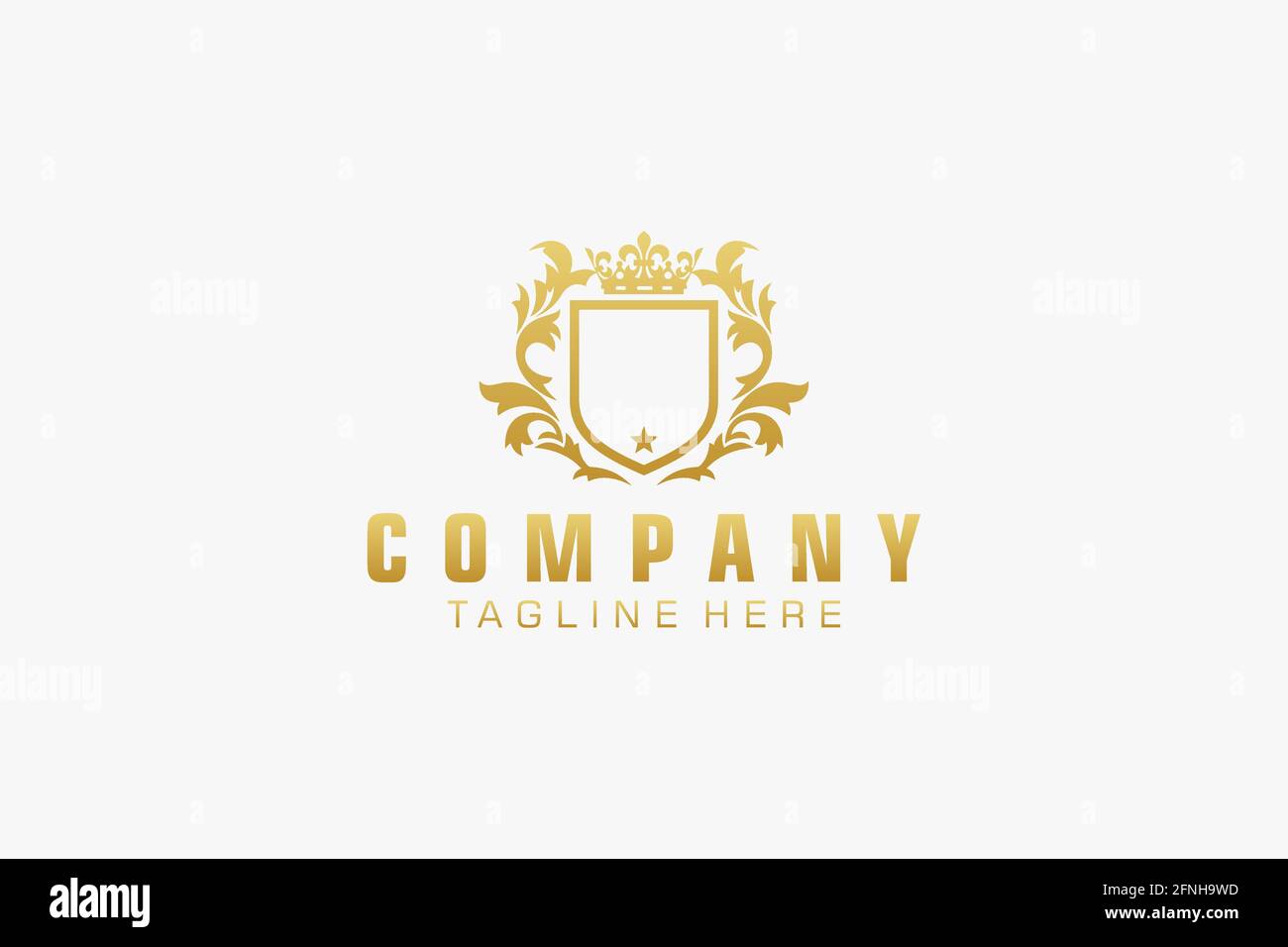 Abstract logo. Minimalistic logo design. Creative logo. Beautiful and simple. Stock Vector